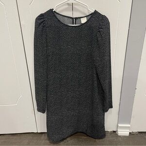 NWT H&M Black and White Puff-Sleeve Dress